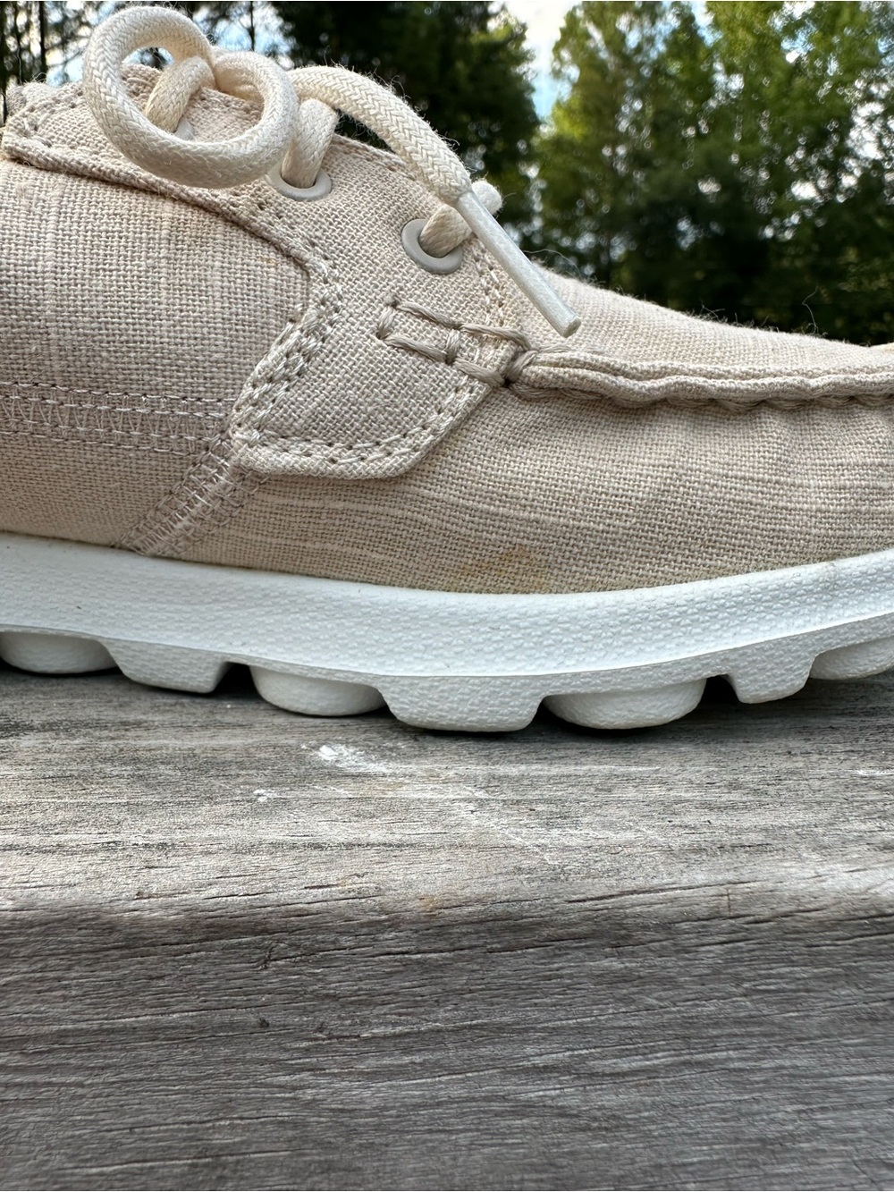 Skechers Women's Lace-Up Casual Sneakers in Cream - Picture 9 of 13